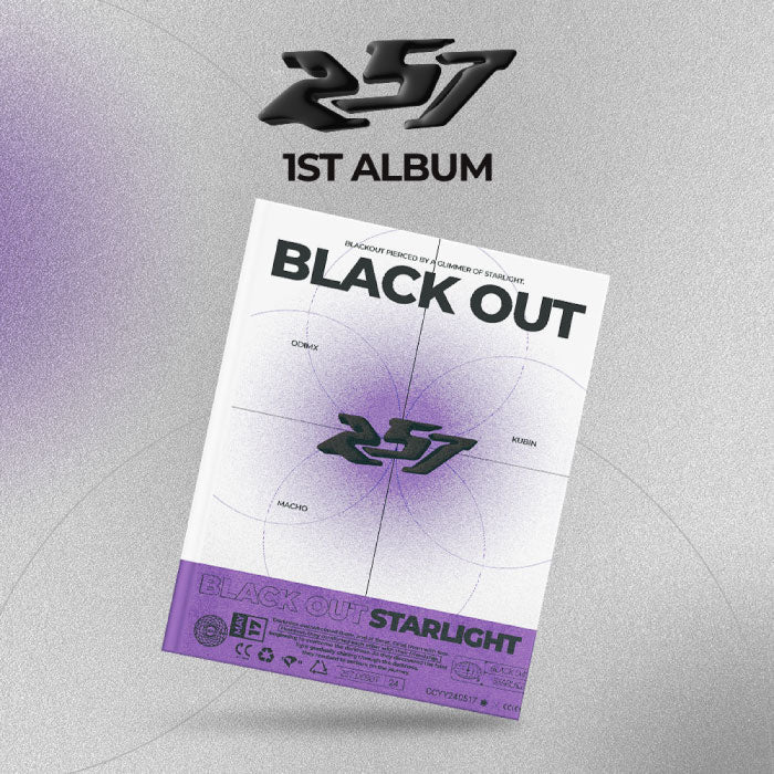 257 - 1ST FULL ALBUM [BLACK OUT] Kpop Album - Seoulfy