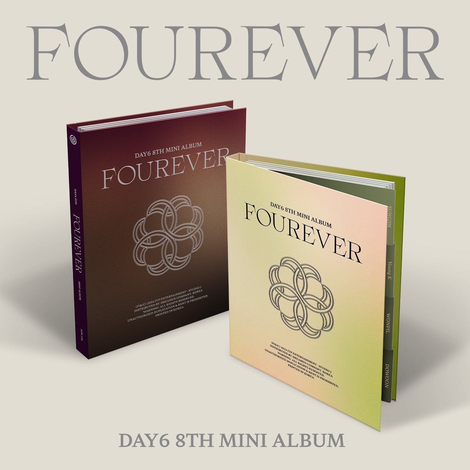 DAY6 - 8TH MINI ALBUM [Fourever] Kpop Album - Kpop Wholesale | Seoufly