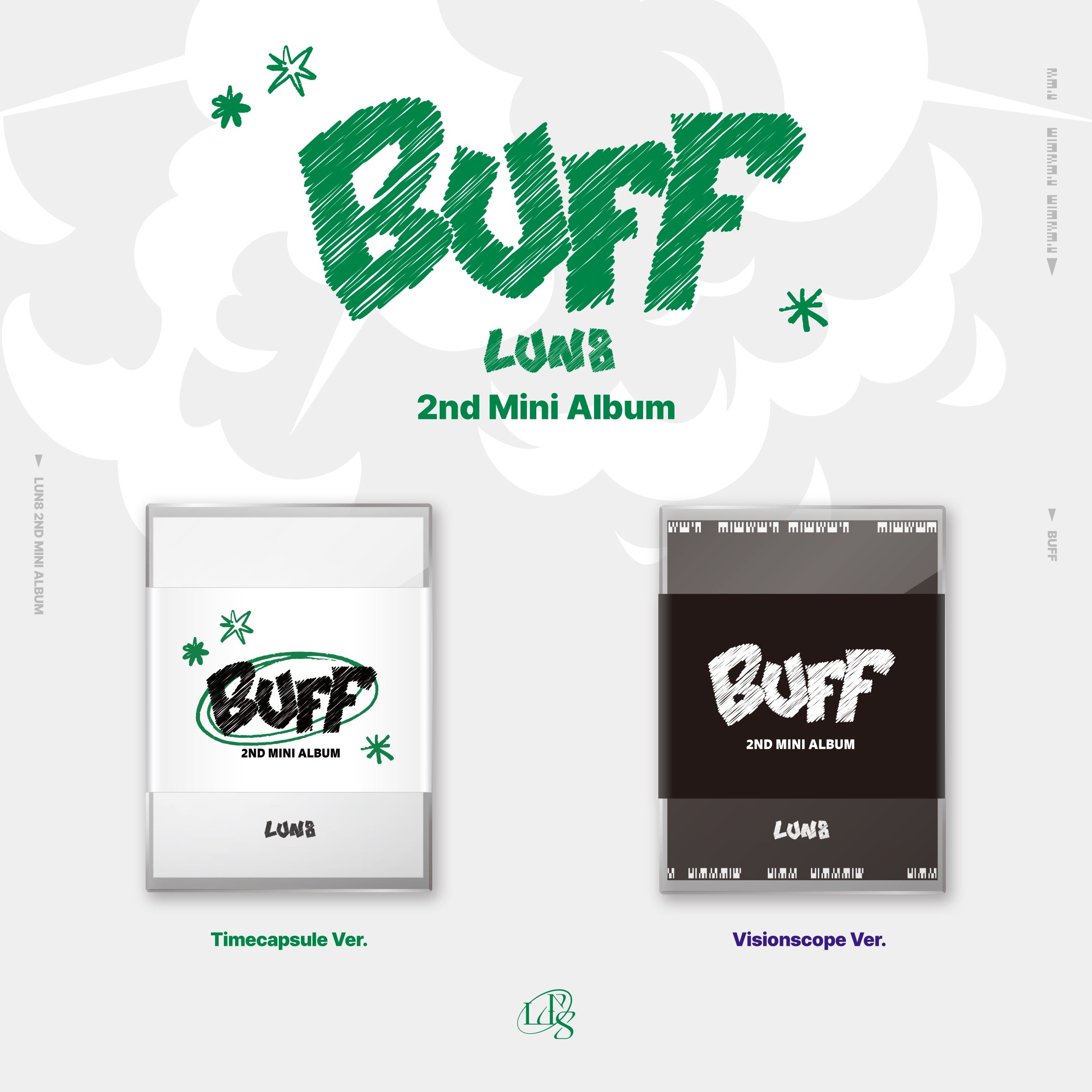 LUN8 - 2ND MINI ALBUM [BUFF] PLVE Kpop Album - Kpop Wholesale | Seoufly