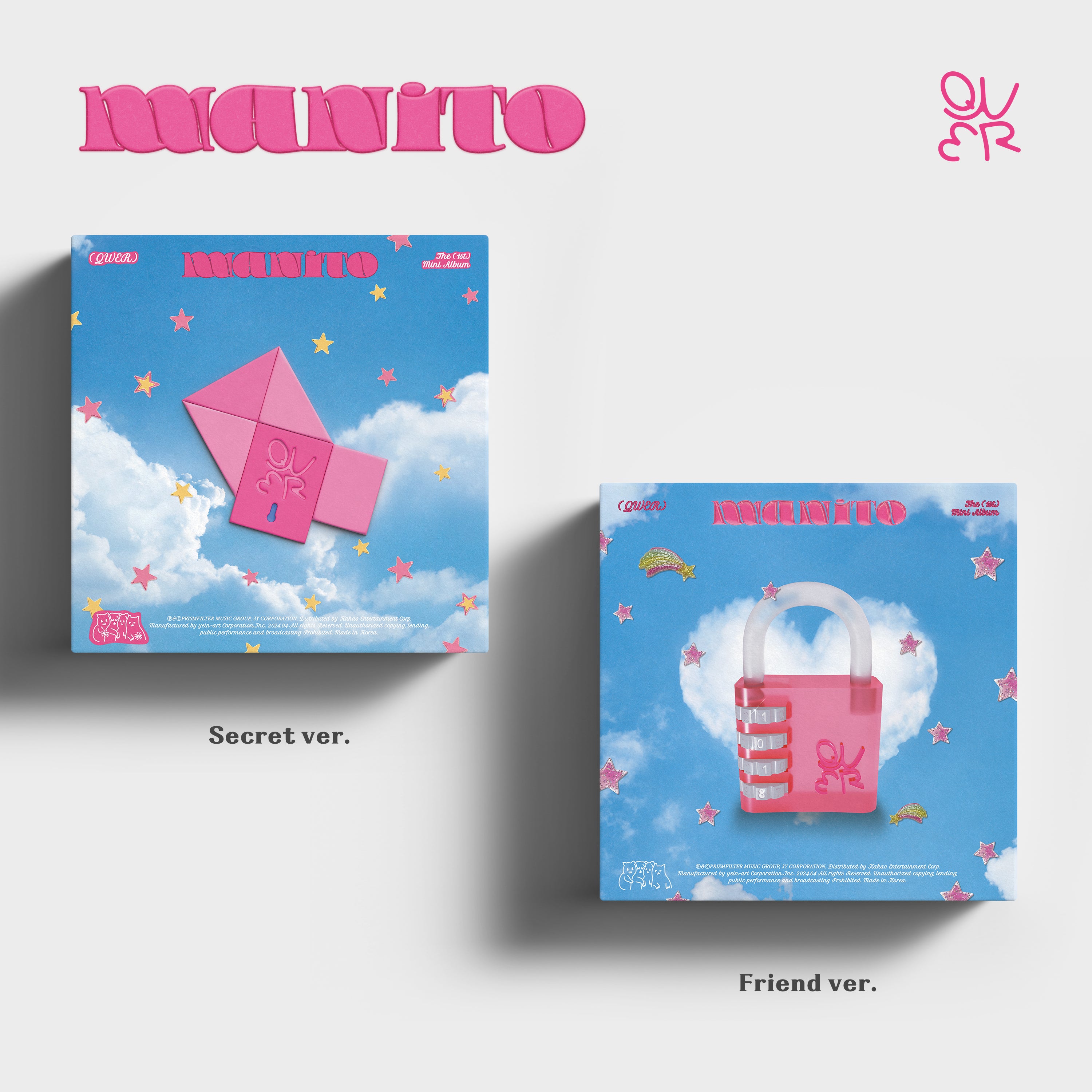 QWER - 1ST MINI ALBUM [MANITO] Kpop Album - Kpop Wholesale | Seoufly