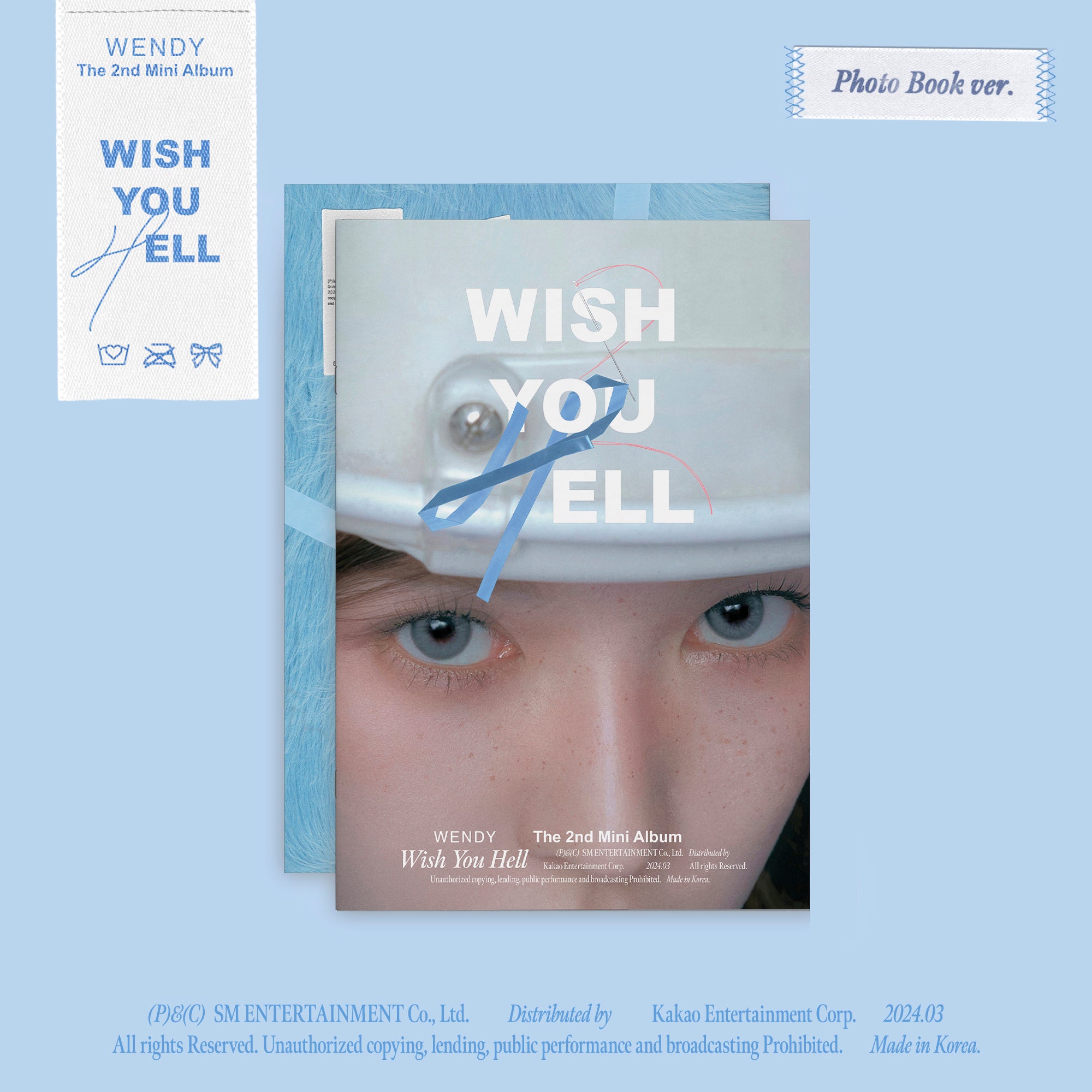 WENDY - 2ND MINI ALBUM [Wish You Hell] PHOTOBOOK Ver. Kpop Album - Kpop Wholesale | Seoufly