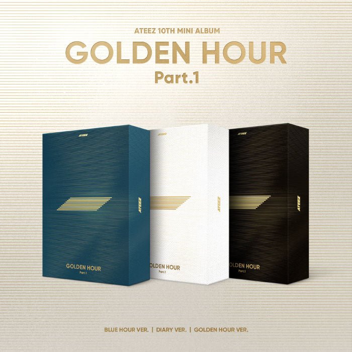 ATEEZ - 10TH MINI ALBUM [GOLDEN HOUR : Part.1] Kpop Album - Kpop Wholesale | Seoufly