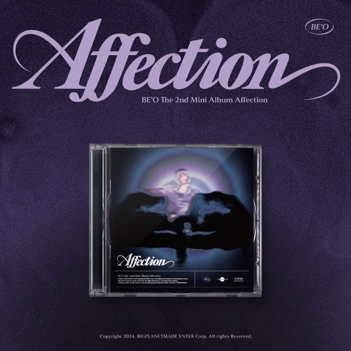 BE'O - THE 2ND MINI ALBUM [Affection] JEWEL CASE Ver. Kpop Album - Kpop Wholesale | Seoufly