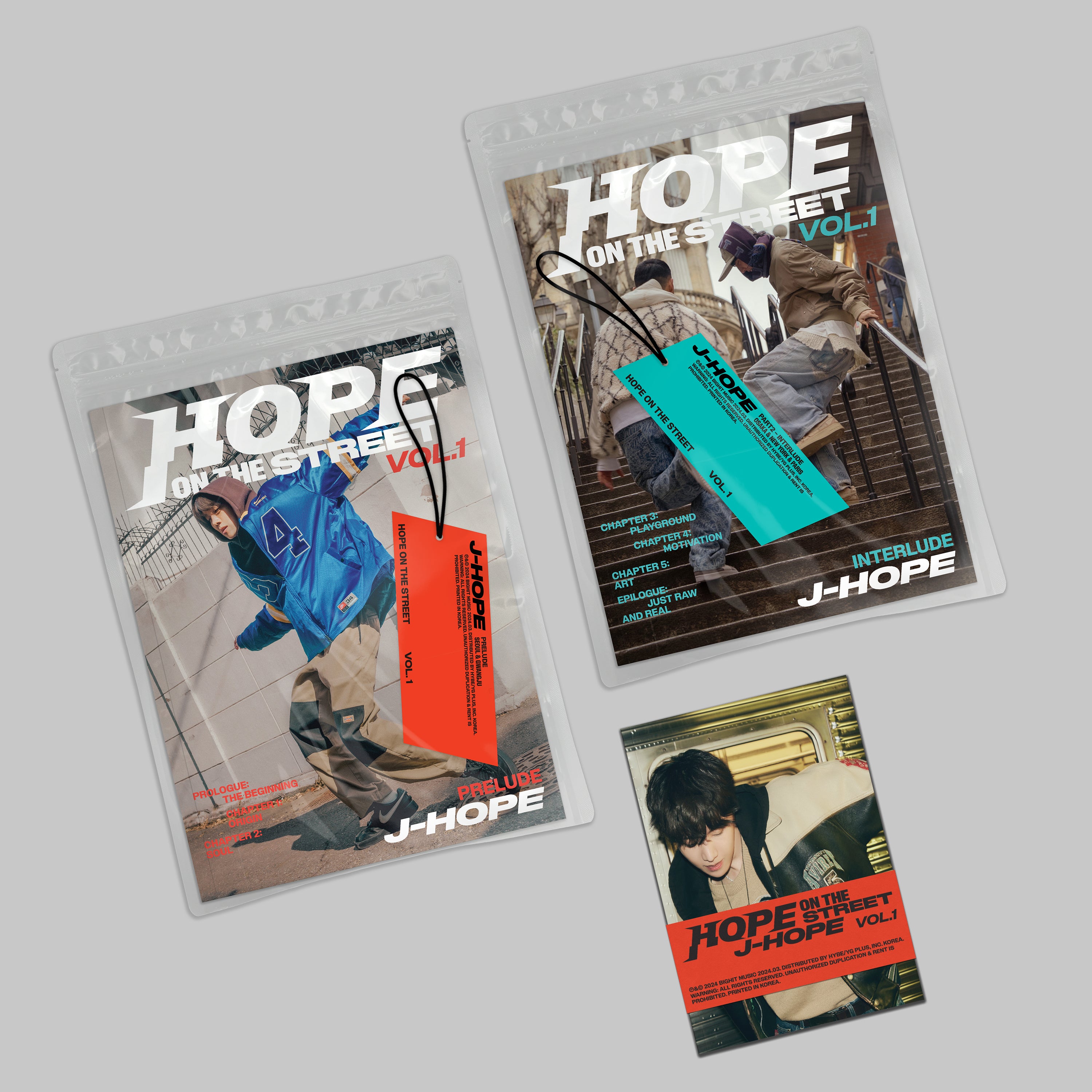 j-hope - HOPE ON THE STREET VOL.1 (STANDARD ALBUM + WEVERSE ALBUM) Kpop Album - Baro7