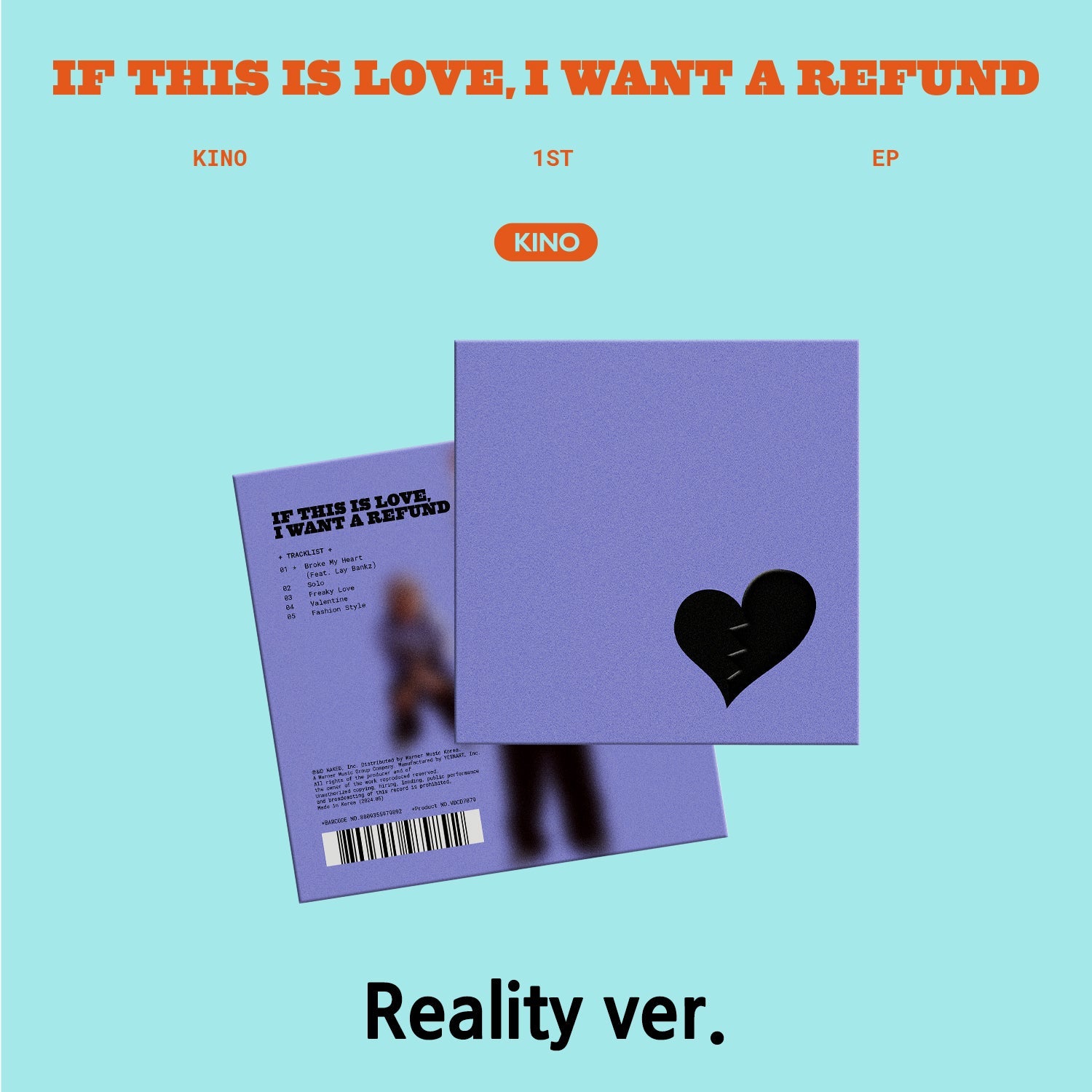 KINO - [If this is love, I want a refund] Reality ver. Kpop Album - Kpop Wholesale | Seoufly