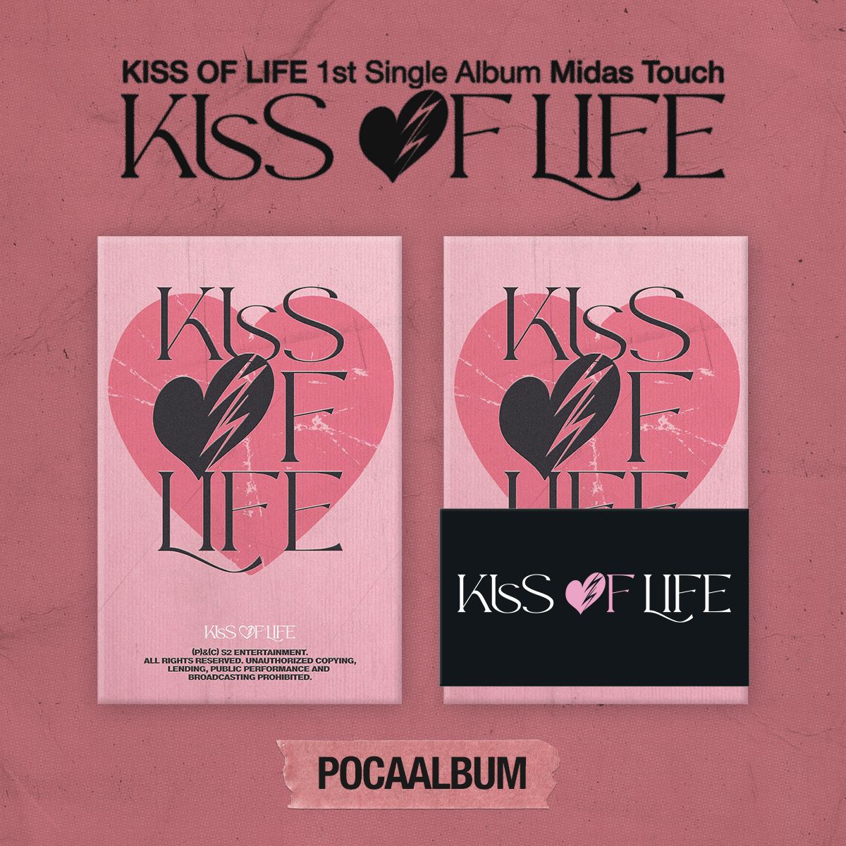 KISS OF LIFE - 1ST SINGLE ALBUM [MIDAS TOUCH] POCA Ver. Kpop Album - Kpop Wholesale | Seoufly