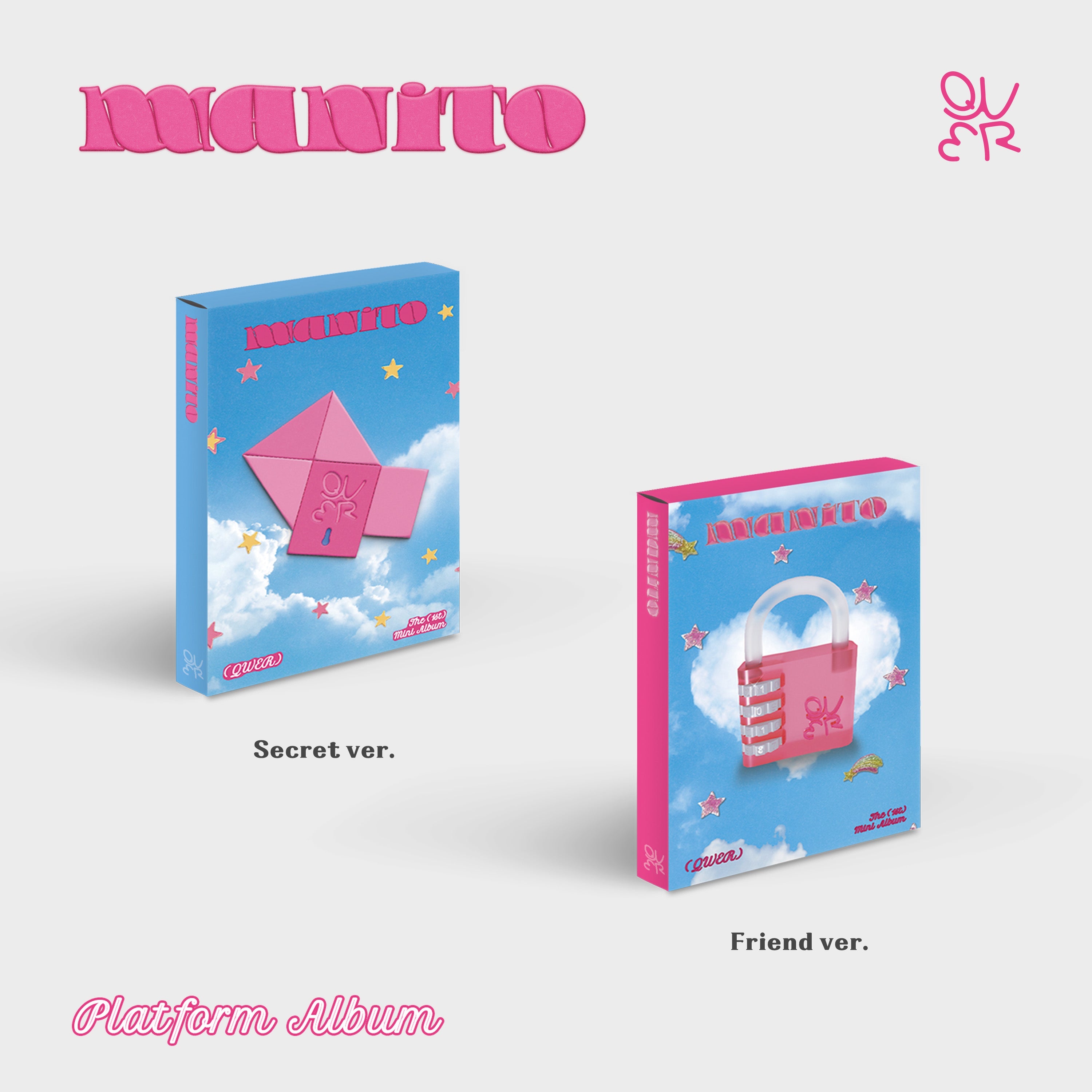 QWER - 1ST MINI ALBUM [MANITO] Platform Ver. Kpop Album - Kpop Wholesale | Seoufly