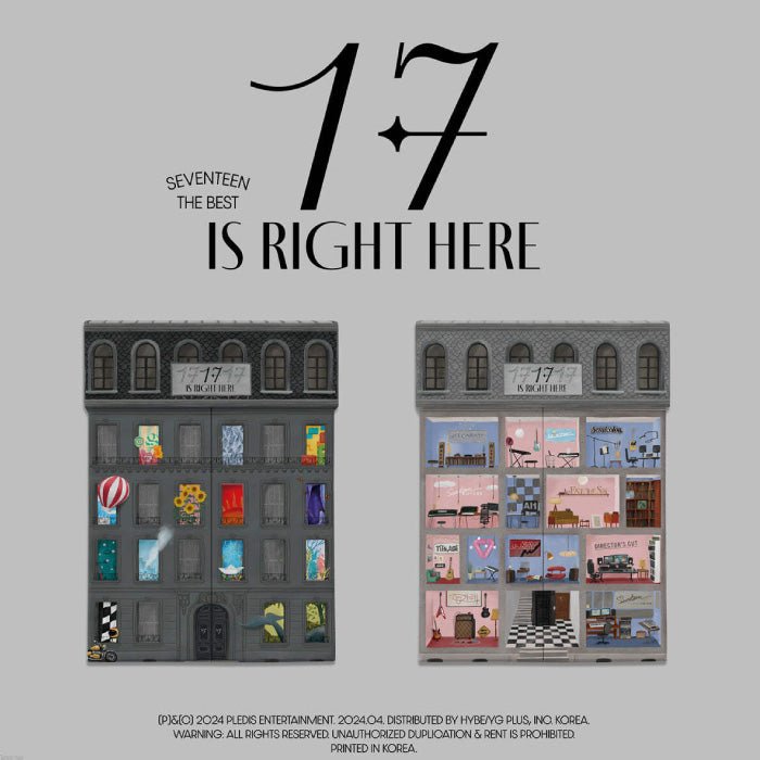 SEVENTEEN - BEST ALBUM [17 IS RIGHT HERE] Kpop Album - Kpop Wholesale | Seoufly
