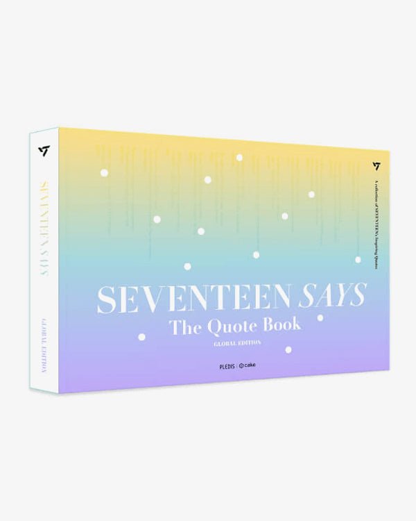 SEVENTEEN SAYS - THE QUOTE BOOK Korean 한국어 - Baro7