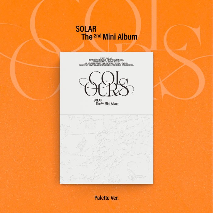 SOLAR - THE 2ND MINI ALBUM [COLOURS] Palette Ver. Kpop Album - Kpop Wholesale | Seoufly