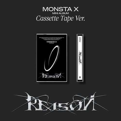 MONSTA X - 12TH MINI ALBUM [REASON] CASSETTE TAPE Ver. Kpop Album - Kpop Wholesale | Seoufly
