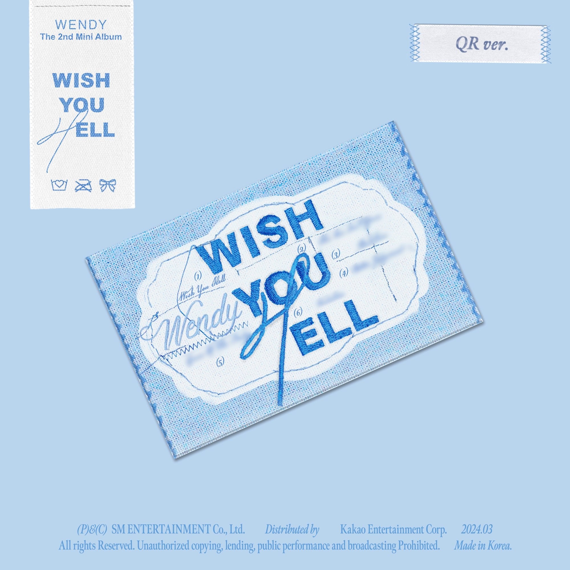 WENDY - 2ND MINI ALBUM [Wish You Hell] QR Ver. Kpop Album - Kpop Wholesale | Seoufly