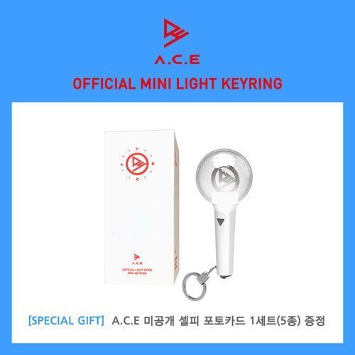 A.C.E. - OFFICIAL LIGHT STICK MINI KEYRING Lightstick - Kpop Wholesale | Seoufly