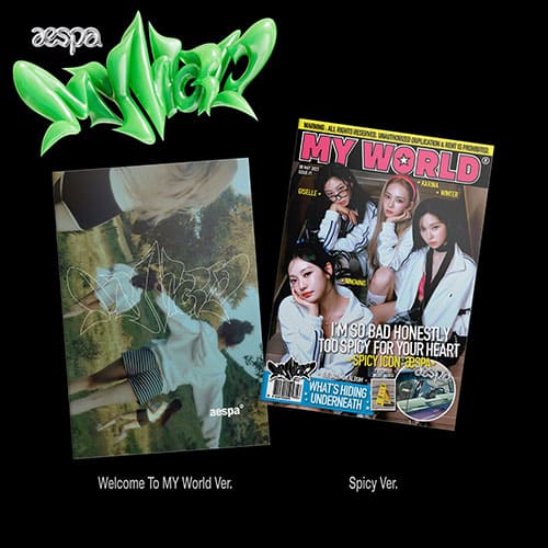 aespa - 3RD MINI ALBUM [MY WORLD] ZINE Ver. Kpop Album - Kpop Wholesale | Seoufly