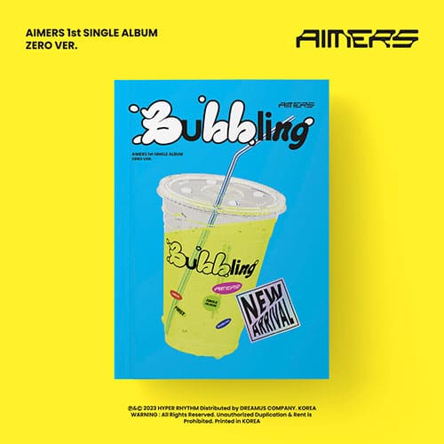 AIMERS - 1ST SINGLE ALBUM [BUBBLING] ZERO Ver. Kpop Album - Kpop Wholesale | Seoufly