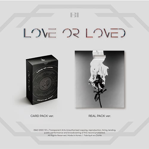 B.I - 1ST ALBUM [Love or Loved Part.1] Kpop Album - Kpop Wholesale | Seoufly