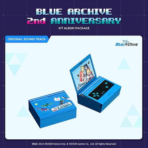 BLUE ARCHIVE - [2ND ANNIVERSARY OST] KIT ALBUM / CD ALBUM Drama OST - Kpop Wholesale | Seoufly