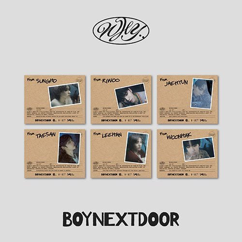 BOYNEXTDOOR - 1ST EP [WHY..] LETTER Ver. Kpop Album - Kpop Wholesale | Seoufly