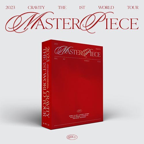 CRAVITY - THE 1ST WORLD TOUR [MASTERPIECE] DVD Ver. Tour DVD - Kpop Wholesale | Seoufly