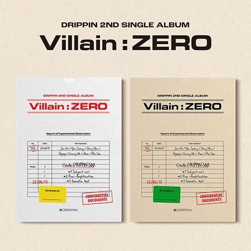 DRIPPIN -  VILLAIN : ZERO [2ND SINGLE ALBUM] Kpop Album - Kpop Wholesale | Seoufly