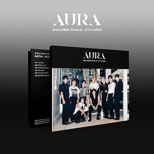 GOLDEN CHILD - 6TH MINI ALBUM [AURA] COMPACT Ver. Kpop Album - Kpop Wholesale | Seoufly