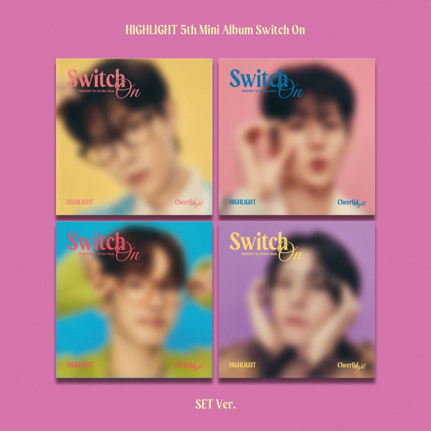 HIGHTLIGHTS - THE 5TH MINI ALBUM [SWITCH ON] DIGIPACK Ver. Kpop Album - Kpop Wholesale | Seoufly