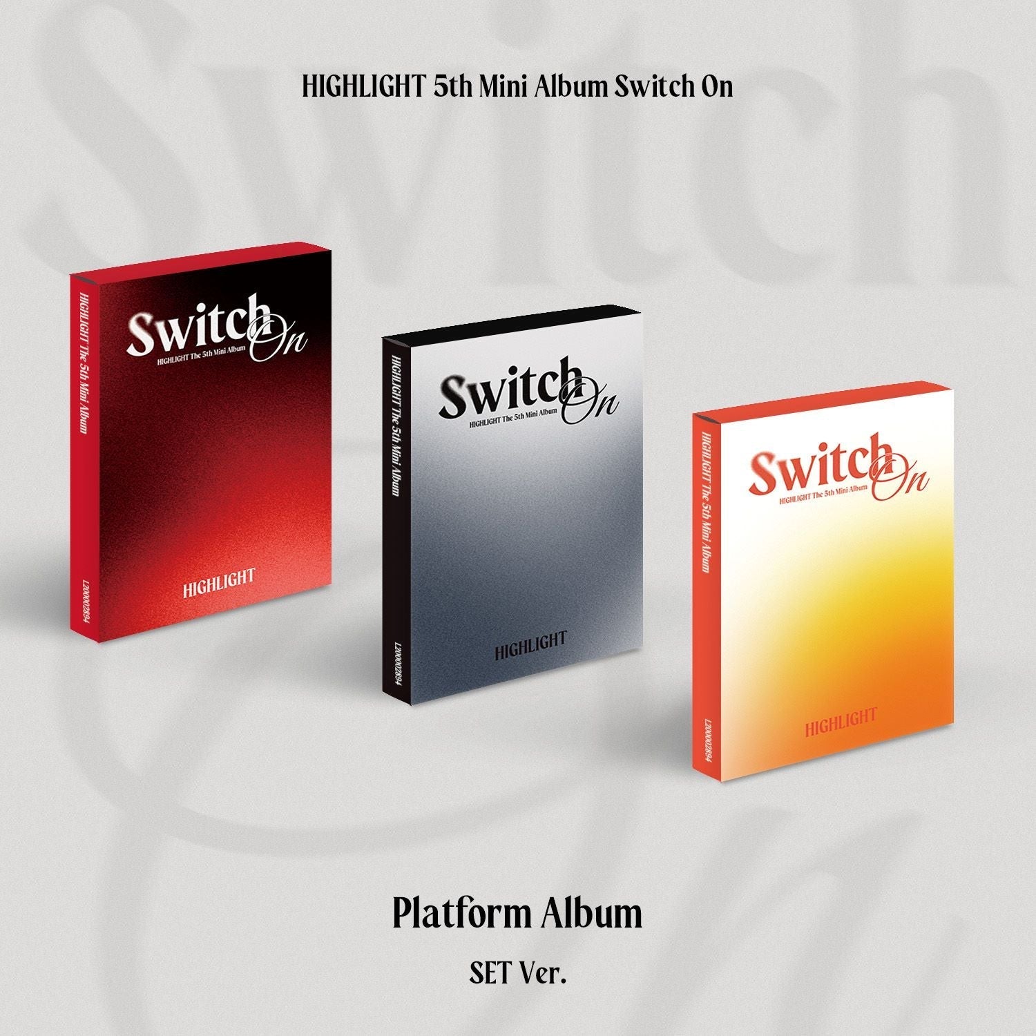 HIGHTLIGHTS - THE 5TH MINI ALBUM [SWITCH ON] PLATFORM Ver. Kpop Album - Kpop Wholesale | Seoufly