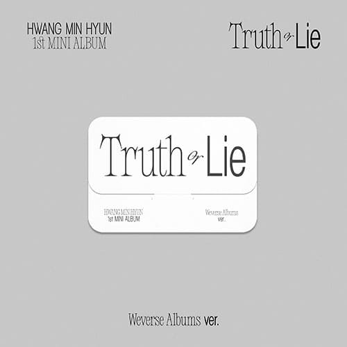 HWANG MIN HYUN - 1ST MINI ALBUM [TRUTH OR LIE] WEVERSE ALBUMS Ver. Kpop Album - Kpop Wholesale | Seoufly
