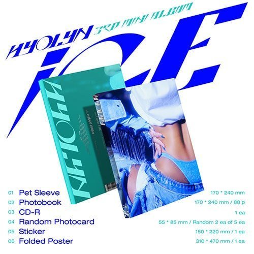 HYOLYN - ICE [3RD MINI ALBUM] Kpop Album - Kpop Wholesale | Seoufly