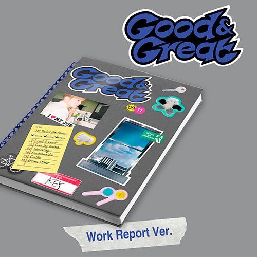 KEY - 2ND MINI ALBUM [Good & Great] WORK REPORT Ver. Kpop Album - Kpop Wholesale | Seoufly