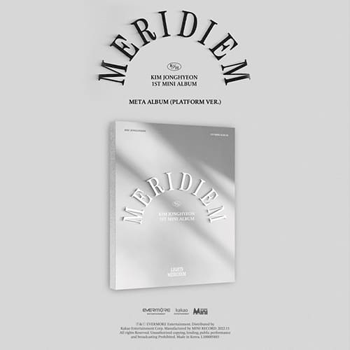 KIM JONGHYEON - 1ST MINI ALBUM [MERIDIEM]PLATFORM ALBUM Ver. Kpop Album - Kpop Wholesale | Seoufly