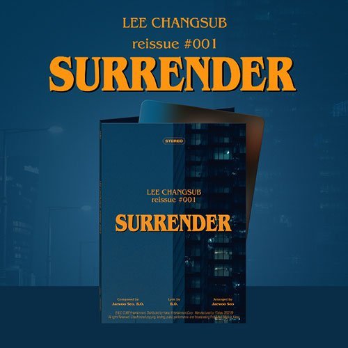 LEE CHANG SUB - SPECIAL SINGLE ALBUM  [REISSUE#001‘SURRENDER’] PLATFORM Ver. Kpop Album - Kpop Wholesale | Seoufly
