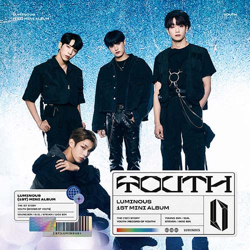 LUMINOUS - YOUTH [1ST MINI ALBUM] Kpop Album - Kpop Wholesale | Seoufly