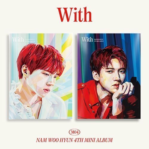 NAM WOO HYUN - WITH [4TH MINI ALBUM] Kpop Album - Kpop Wholesale | Seoufly