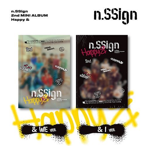 n.SSign - 2ND MINI ALBUM [Happy &] Kpop Album - Kpop Wholesale | Seoufly