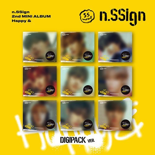 n.SSign - 2ND MINI ALBUM [Happy &] DIGIPACK Ver. Kpop Album - Kpop Wholesale | Seoufly