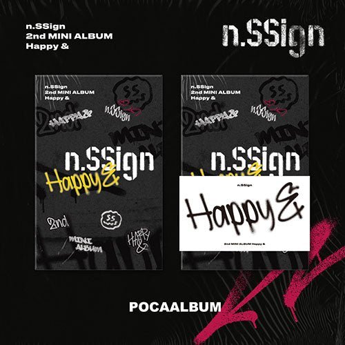 n.SSign - 2ND MINI ALBUM [Happy&] POCA ALBUM Kpop Album - Kpop Wholesale | Seoufly