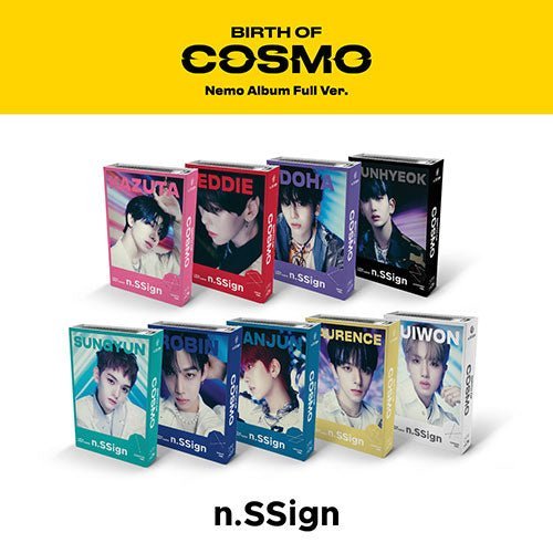 n.SSign - DEBUT ALBUM [BIRTH OF COSMO] NEMO ALBUM FULL Ver. Kpop Album - Kpop Wholesale | Seoufly