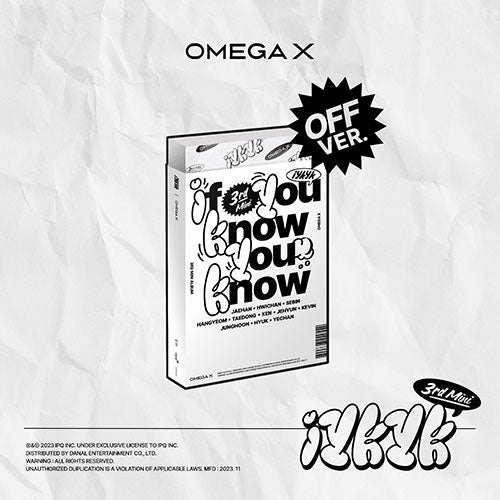 OMEGA X - 3RD ALBUM [iykyk] Kpop Album - Kpop Wholesale | Seoufly