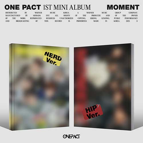 ONE PACT - 1ST MINI ALBUM [MOMENT] Kpop Album - Kpop Wholesale | Seoufly