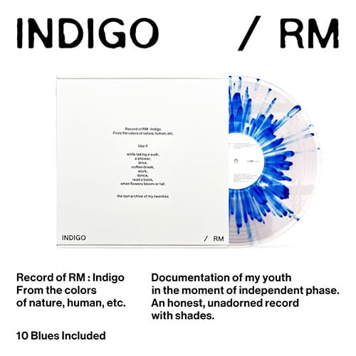RM - [INDIGO] LP Vinyl (LP) - Kpop Wholesale | Seoufly