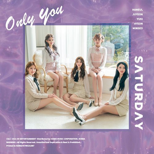 SATURDAY - ONLY YOU [5TH SINGLE ALBUM] Kpop Album - Kpop Wholesale | Seoufly