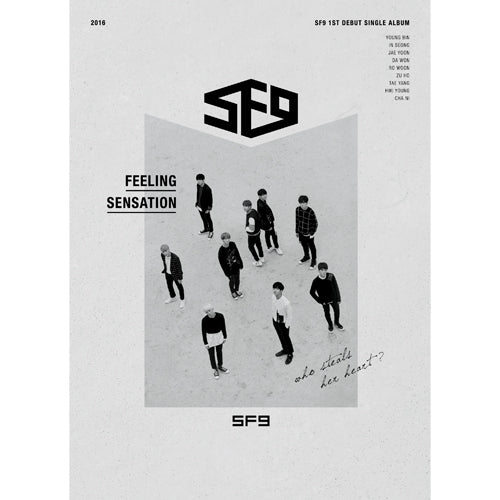 SF9 - FEELING SENSATION [1ST DEBUT SINGLE ALBUM] Kpop Album - Kpop Wholesale | Seoufly
