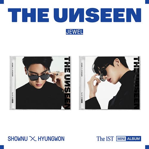 SHOWNU,HYUNGWON - 1ST MINI ALBUM [THE UNSEEN] JEWEL Ver. Kpop Album - Kpop Wholesale | Seoufly
