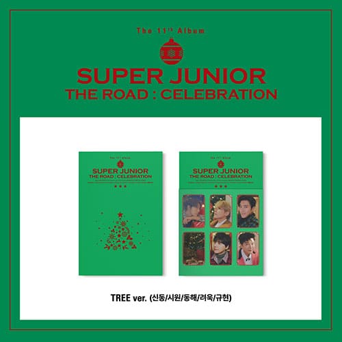 SUPER JUNIOR - 11TH ALBUM VOL.2 [THE ROAD : CELEBRATION] TREE Ver. Kpop Album - Kpop Wholesale | Seoufly