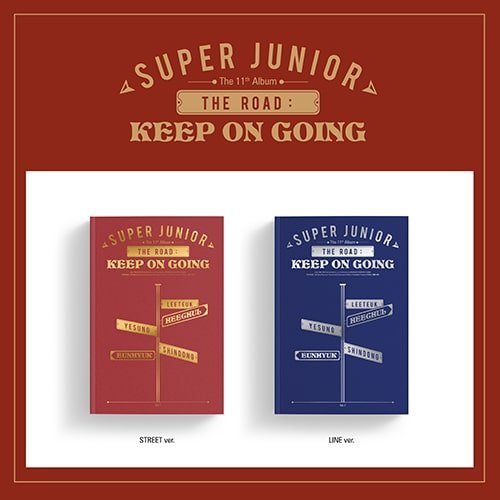 SUPER JUNIOR - THE ROAD : KEEP ON GOING [11th ALBUM] Vol.1 Kpop Album - Kpop Wholesale | Seoufly