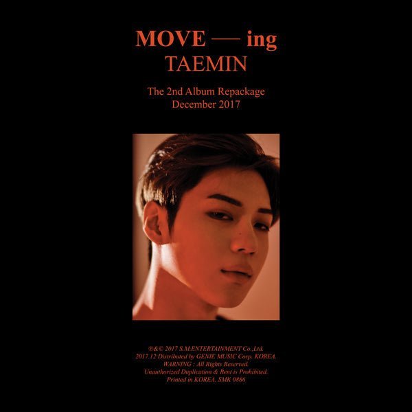 TAEMIN- ALBUM VOL.2 repackage [MOVE-ing] Kpop Album - Kpop Wholesale | Seoufly