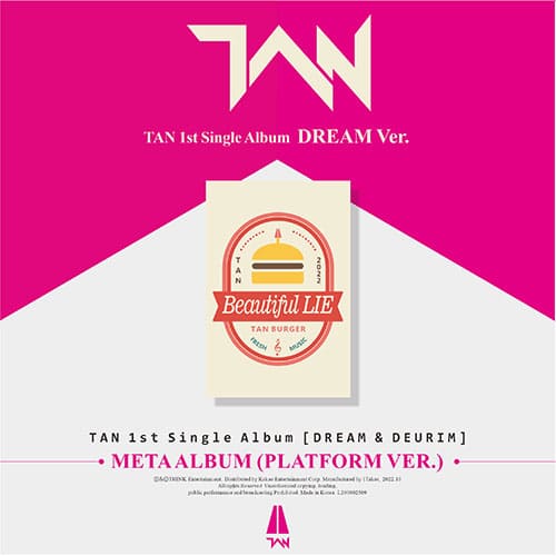 TAN - 1ST SINGLE ALBUM [DREAM & DEURIM] META ALBUM Ver. Kpop Album - Kpop Wholesale | Seoufly