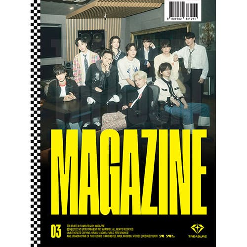 TREASURE - 3RD ANNIVERSARY MAGAZINE DVD - Kpop Wholesale | Seoufly
