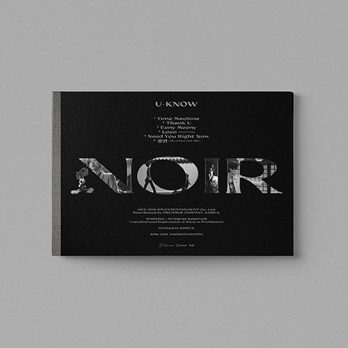 U-KNOW (TVXQ) - NOIR [2ND MINI ALBUM] CRANK UP VER. Kpop Album - Kpop Wholesale | Seoufly